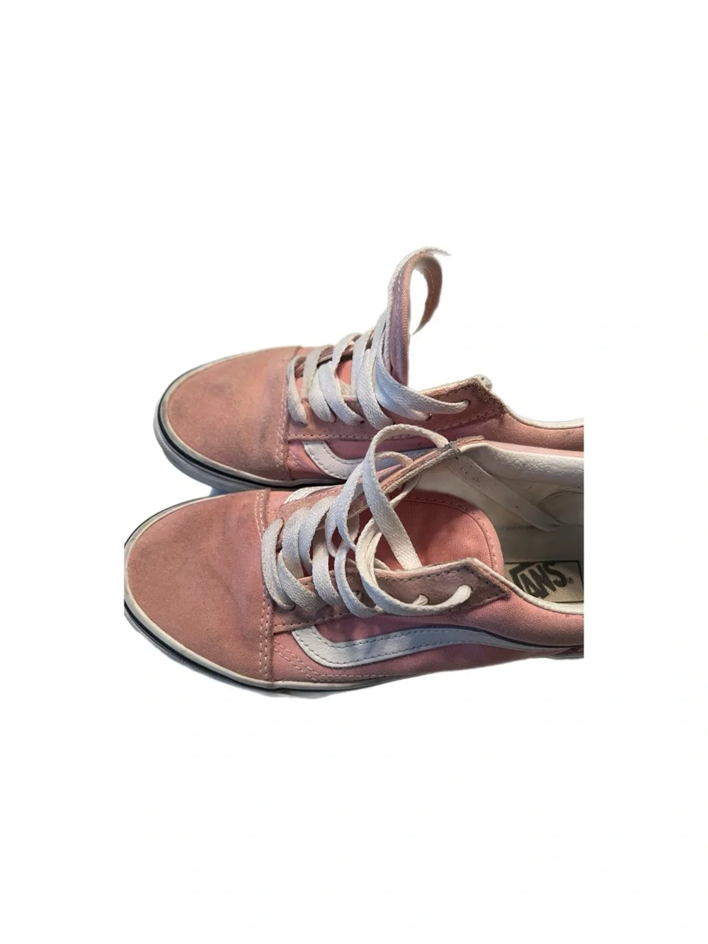 Pink Kids Skate Sneakers with White Stripe